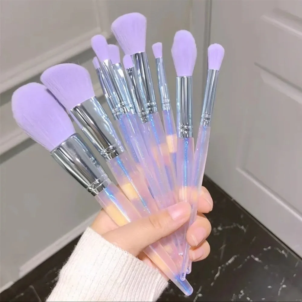 Purple piece Brush Set
